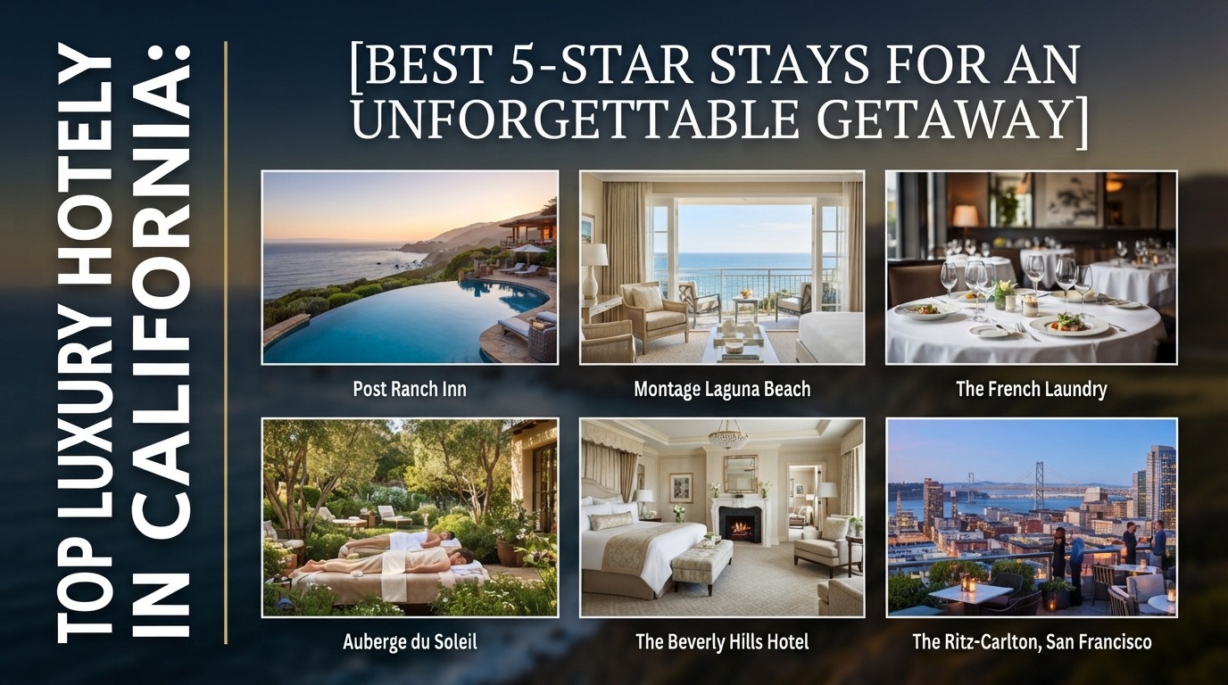 Top Luxury Hotels in California: Best 5-Star Stays for an Unforgettable Getaway