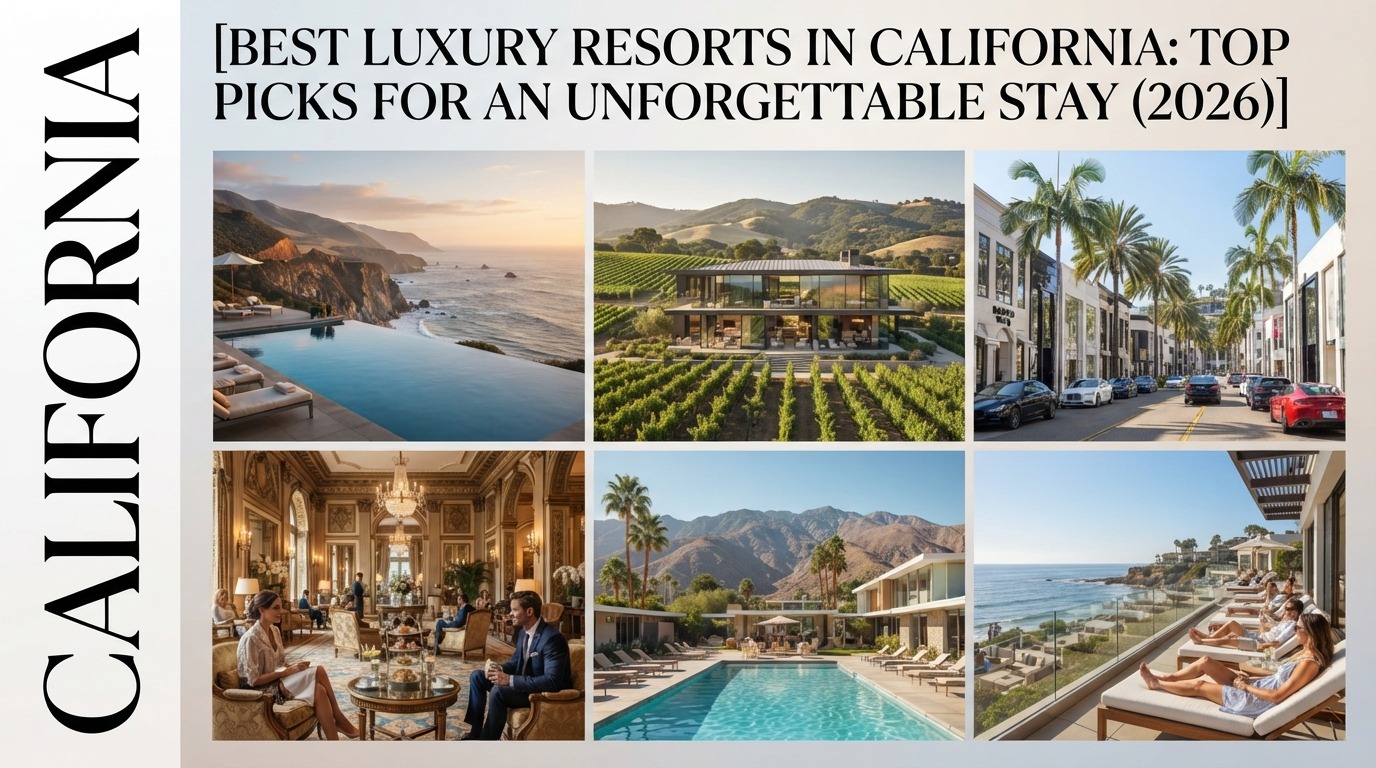 Best Luxury Resorts in California: Top Picks for an Unforgettable Stay (2026)