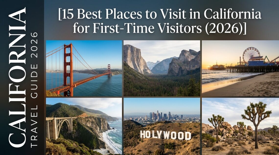 15 Best Places to Visit in California for First-Time Visitors (2026)