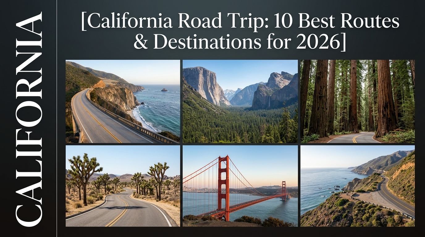 California Road Trip: 10 Best Routes & Destinations for 2026