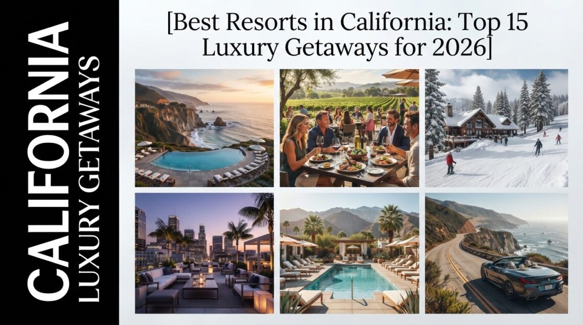 Best Resorts in California: Top 15 Luxury Getaways for 2026