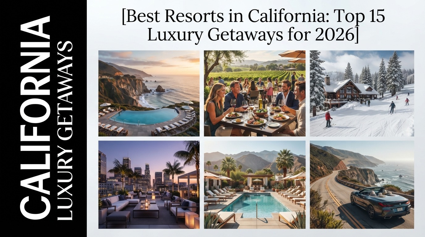 Best Resorts in California: Top 15 Luxury Getaways for 2026