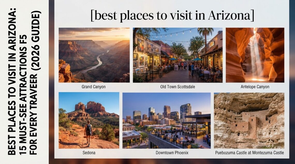 Best Places to Visit in Arizona: 15 Must-See Attractions for Every Traveler (2026 Guide)