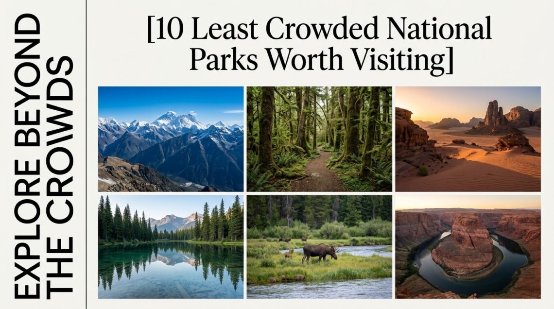 10 Least Crowded National Parks Worth Visiting