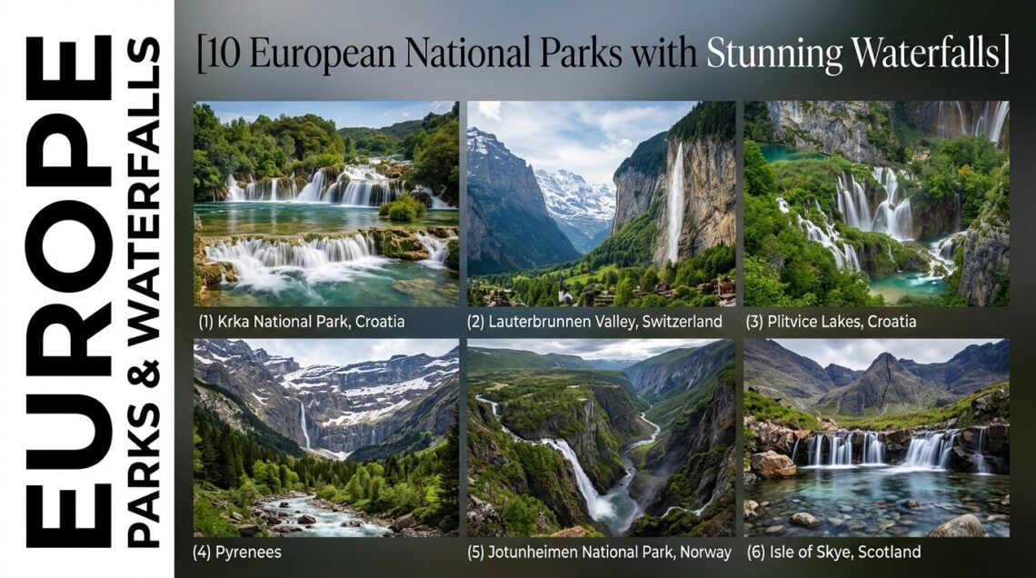 10 European National Parks with Stunning Waterfalls