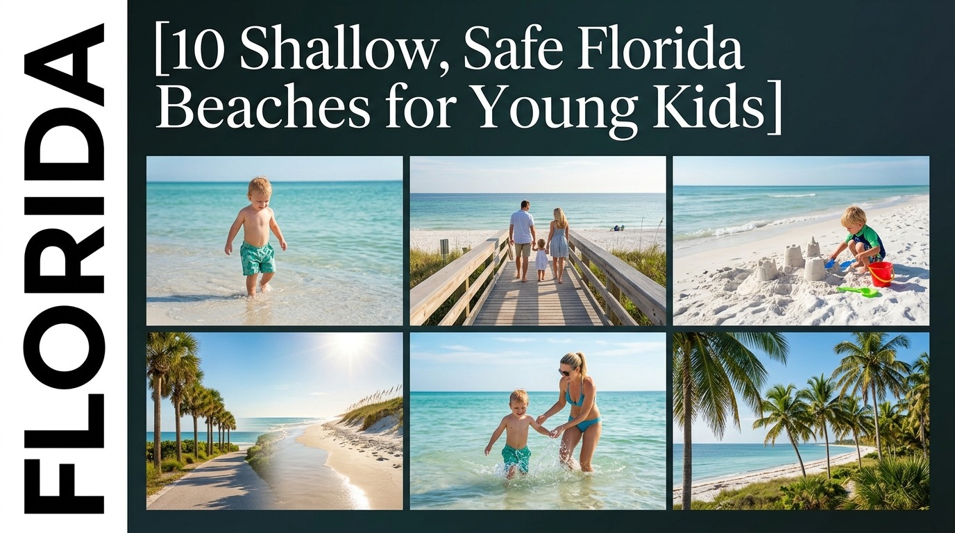 10 Shallow, Safe Florida Beaches for Young Kids