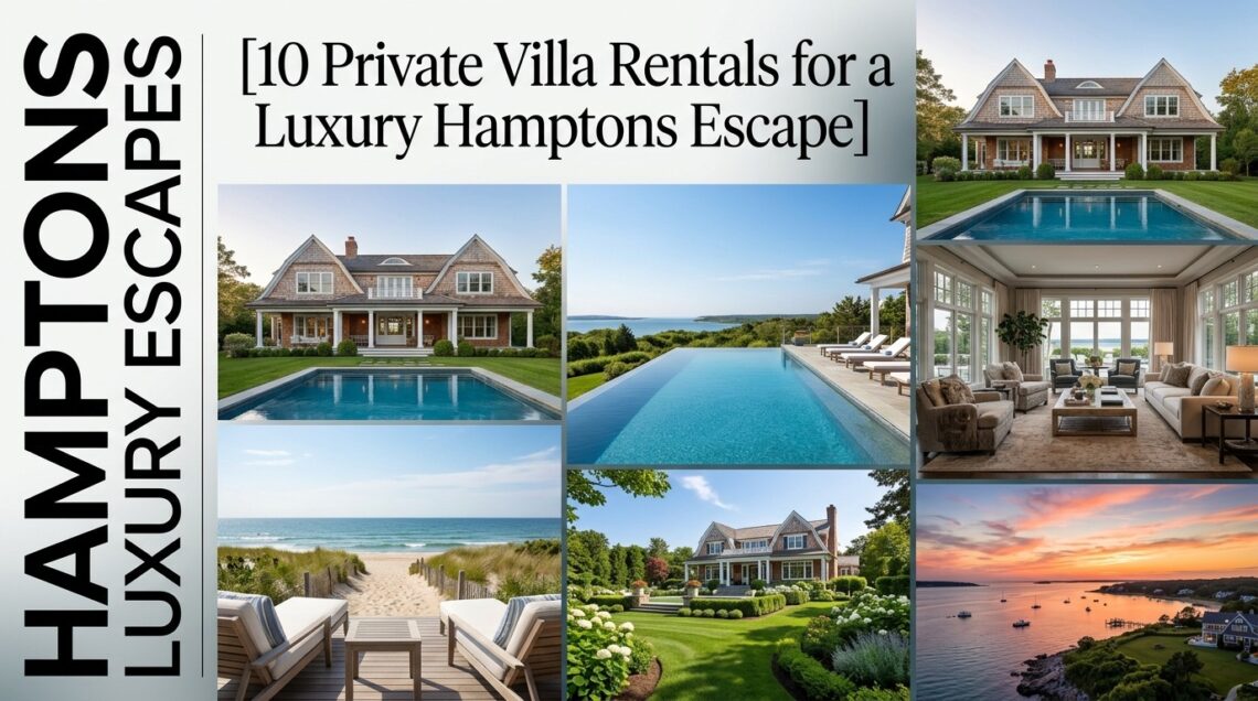 10 Private Villa Rentals for a Luxury Hamptons Escape
