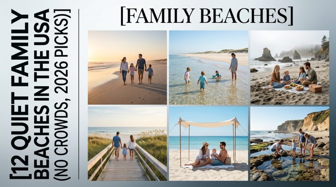 12 Quiet Family Beaches in the USA (No Crowds, 2026 Picks)