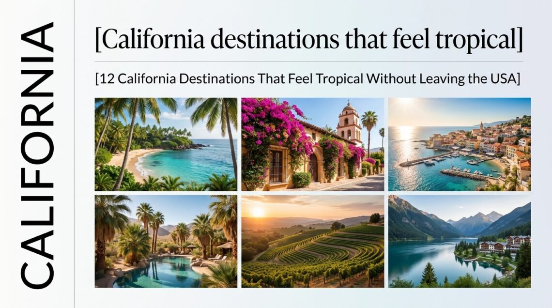 12 California Destinations That Feel Tropical Without Leaving the USA