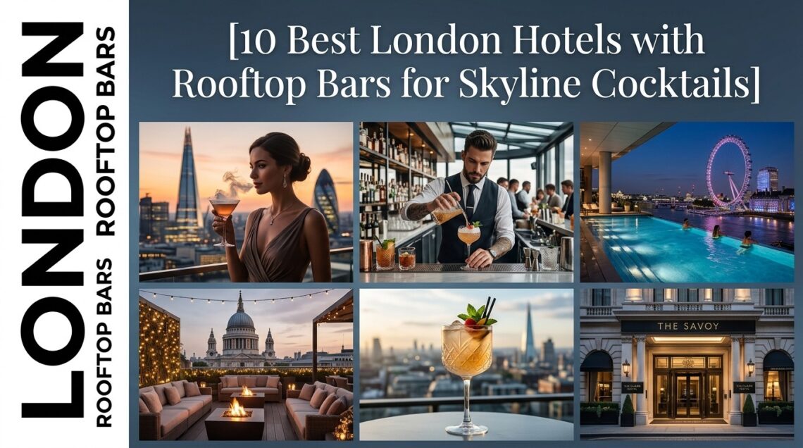 10 Best London Hotels with Rooftop Bars for Skyline Cocktails