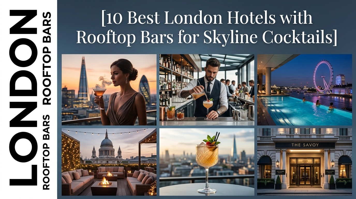 10 Best London Hotels with Rooftop Bars for Skyline Cocktails